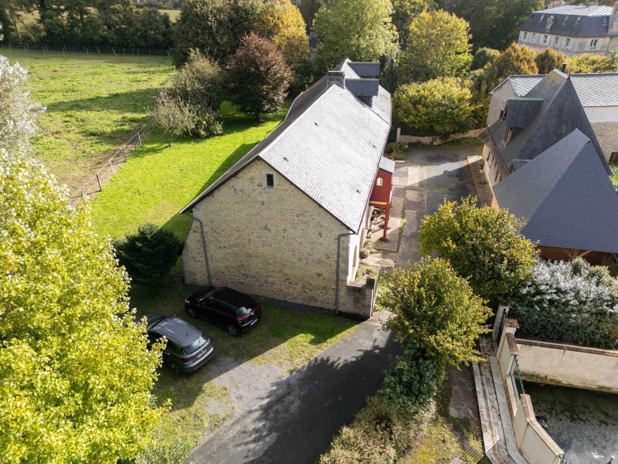 Saint-Martin-des-Entrées Manoir De Damignyヴィラ エクステリア 写真
